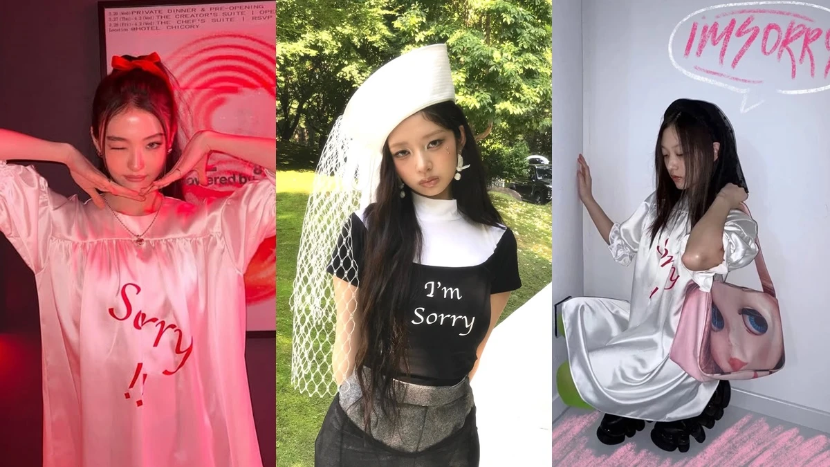 為什麼韓星都在說對不起?小眾品牌I’m Sorry讓偶像們紛紛穿上,迷幻少女風格中暗藏女性宣言