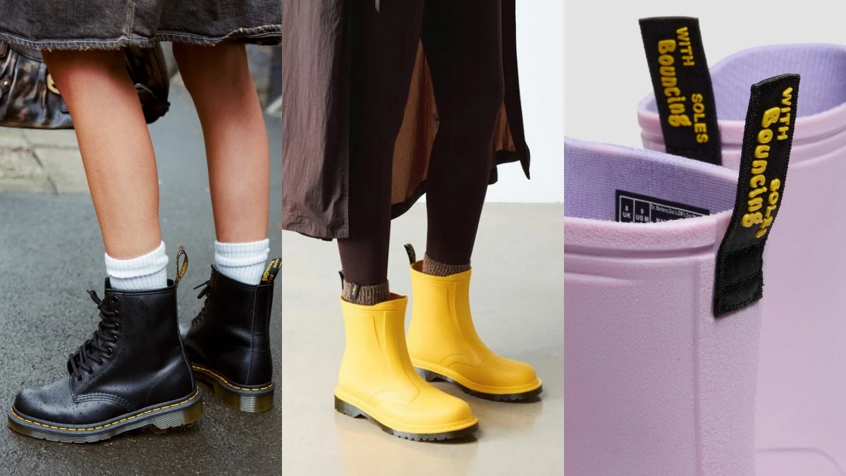 馬汀1460真推出雨鞋版本!複製經典靴型、專屬鞋標,絕美4色、價格一次帶你看