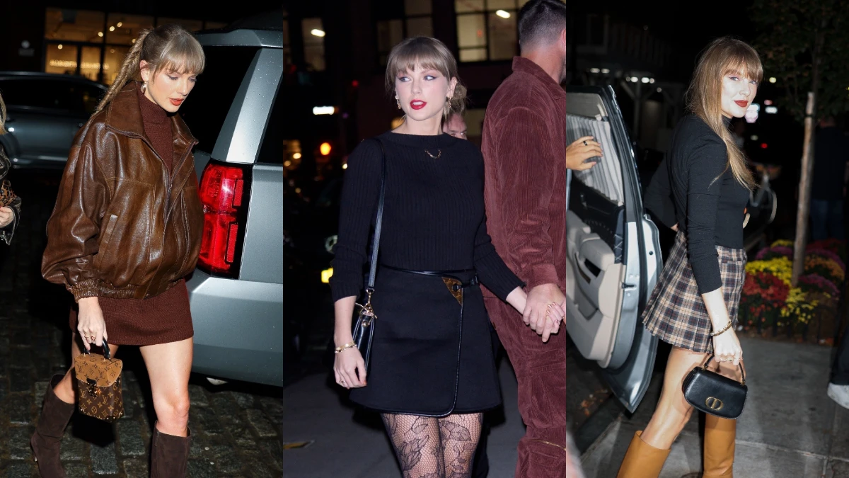 泰勒絲2025街拍手袋盤點：這幾款LV愛包重複亮相、姊妹聚會有The Row、Dior美包加持