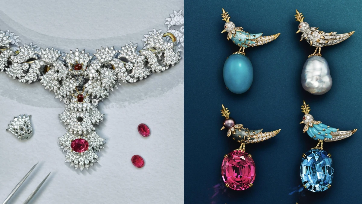 Tiffany & Co.珠寶腕錶展在臺北！李心潔2.8億紅寶加身、「石上鳥」披上彩虹羽翼
