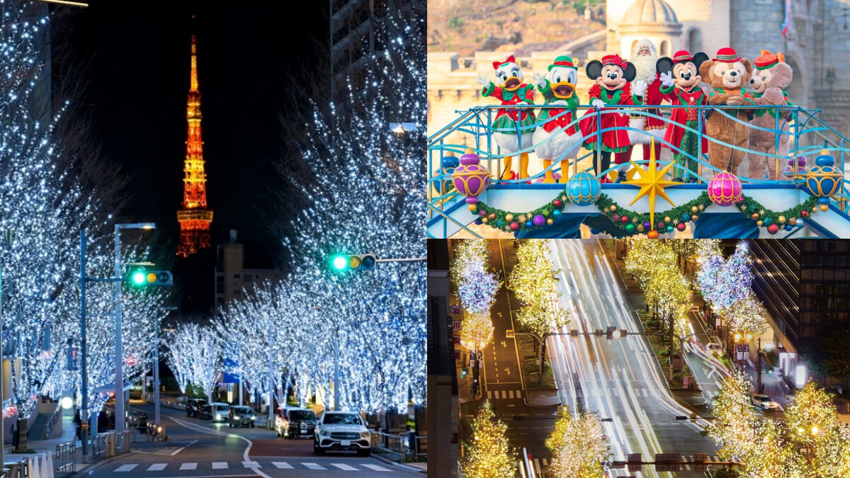2025日本聖誕節活動懶人包！東京、大阪、橫濱夢幻點燈，93萬顆雪白大道、迪士尼必須朝聖