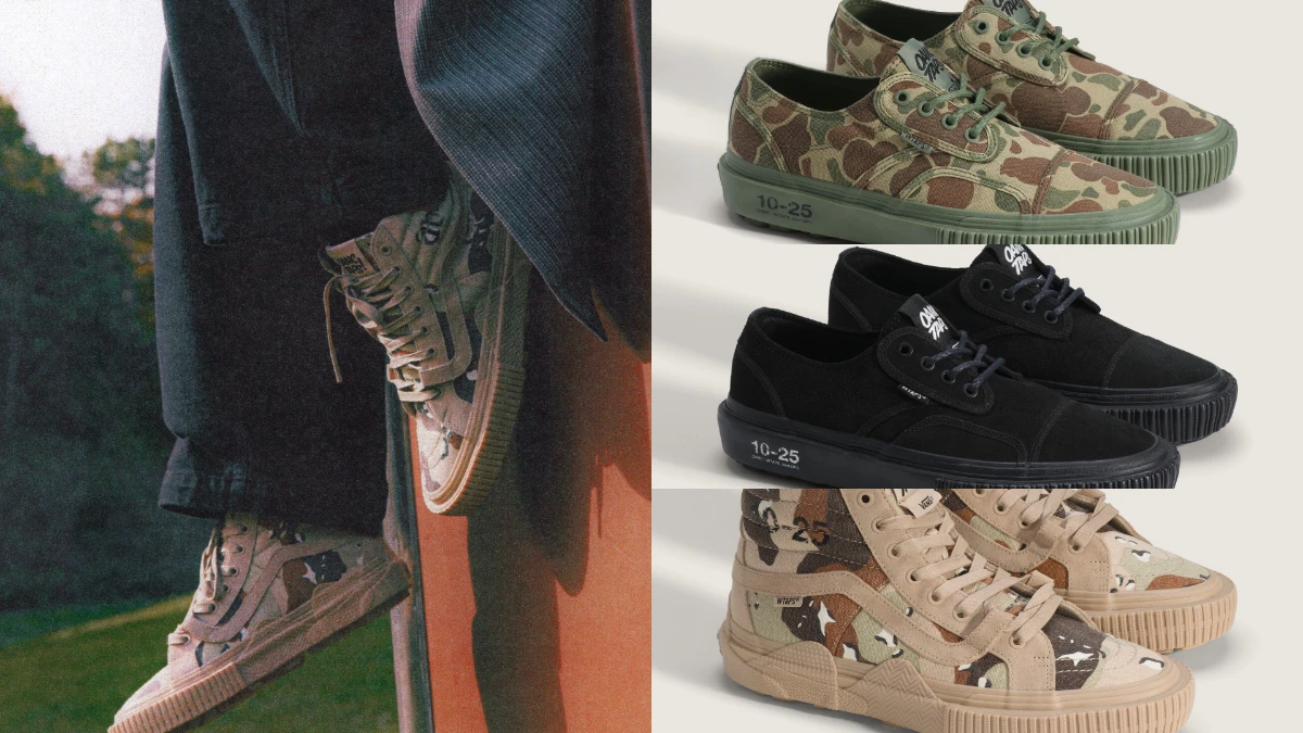 鞋頭必看!Vans × OAMC × WTAPS 三方首度聯名,重塑經典、打造城市機能全新鞋款