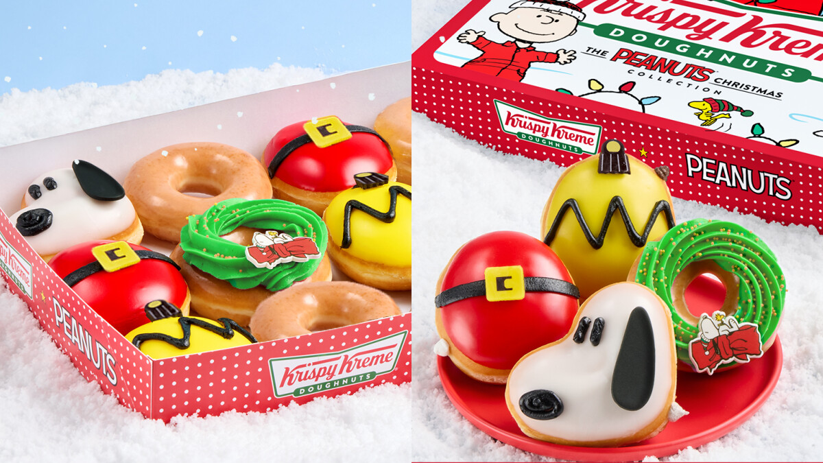 【Threads上紅什麼】Krispy Kreme和Peanuts超萌聯名11/28開賣!史努比甜甜圈超欠吃