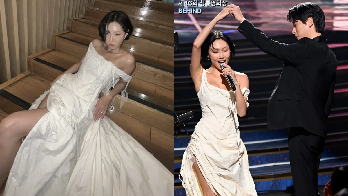 華莎、朴正民青龍舞台禮服找到了！浪漫歌德風成亮點，BLACKPINK Jisoo也穿過