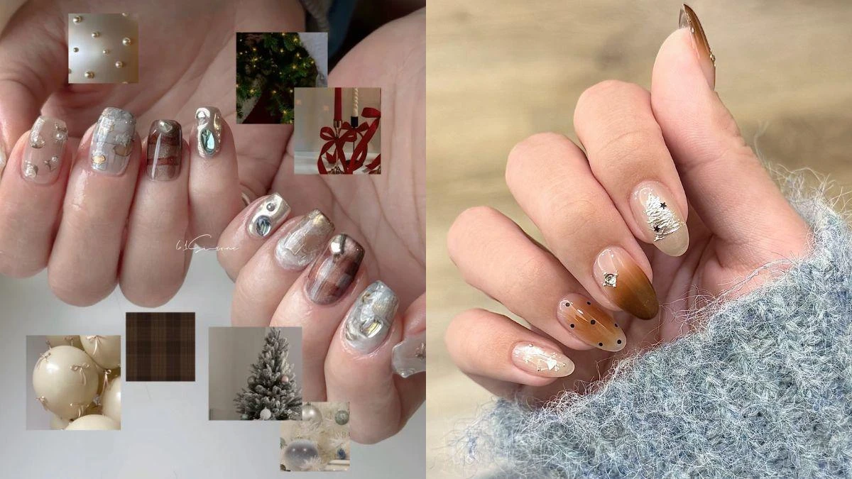 2025聖誕美甲推薦!25款範本示範,聖誕魅力、冬季質感一次收進口袋