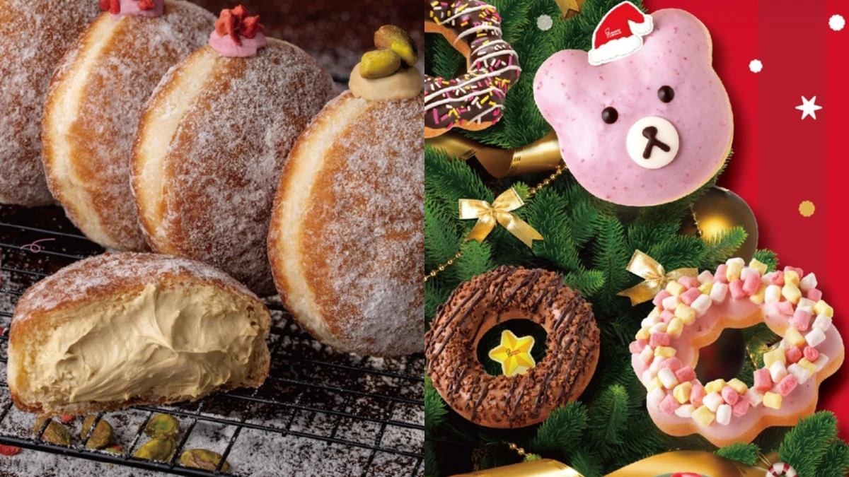 Mister Donut耶誕季來了!義式爆餡甜心首登場,8款聖誕造型甜甜圈點亮冬天