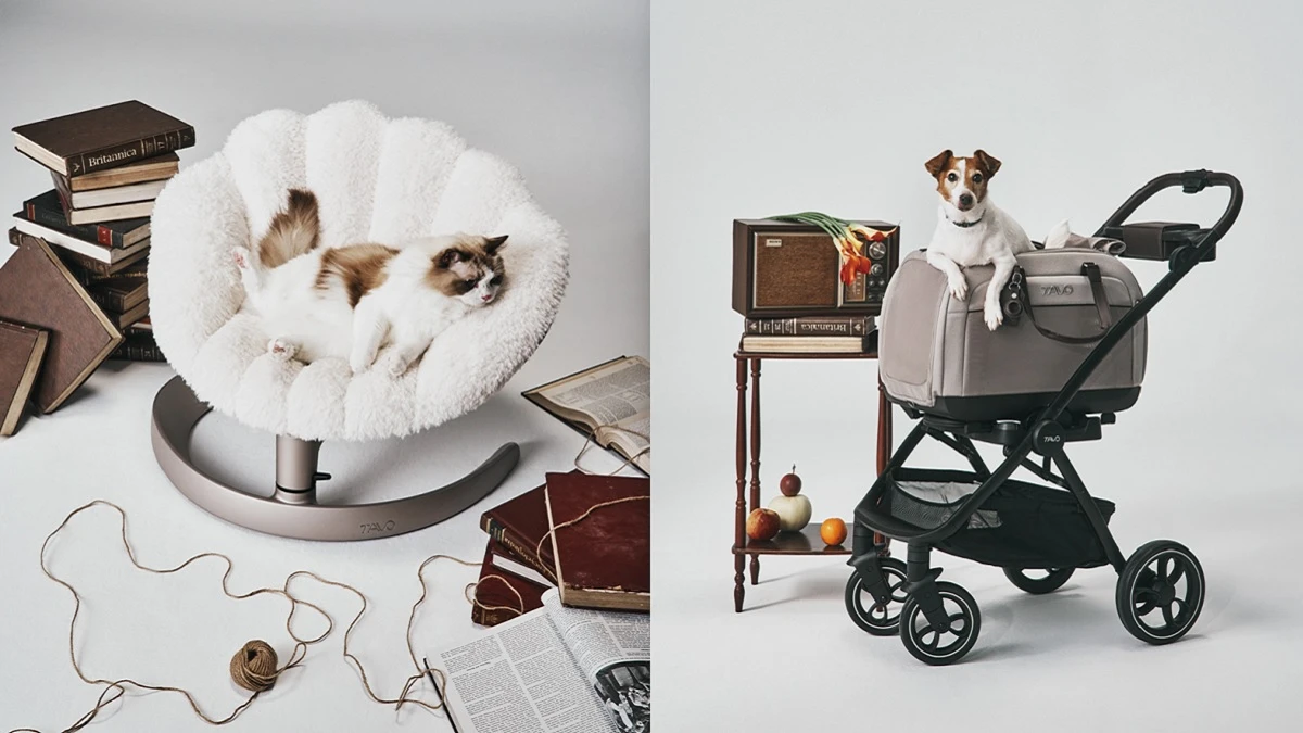 Tavo專為寵物打造的溫暖奢華好禮！以嬰童級守護與藝術設計打造高規汽車安全座椅與療癒安撫搖椅，自用送禮都很完美，讓毛孩在日常相伴的生活中共享幸福美好！
