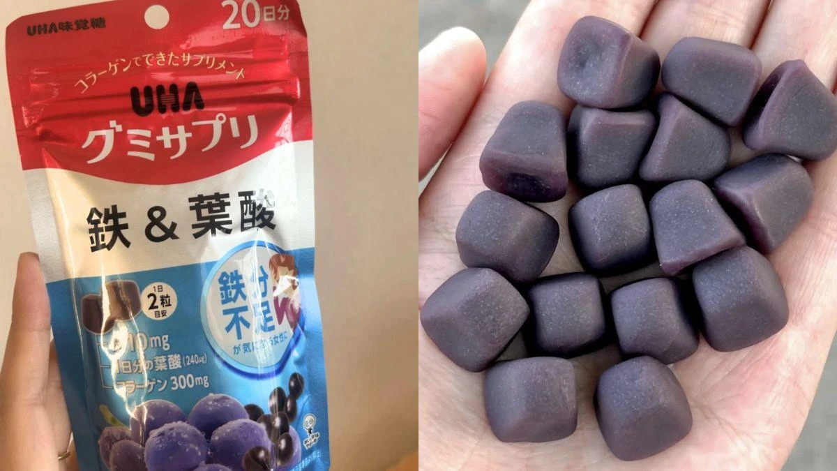 【Threads上紅什麼】「UHA鐵&葉酸軟糖」有什麼魅力？補鐵、補葉酸對身體有什麼作用？
