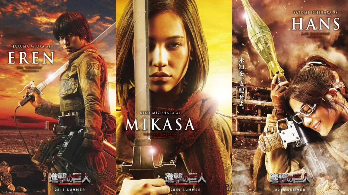 水原希子帥氣度爆棚啦！真人電影版《進擊的巨人》角色海報全公開！