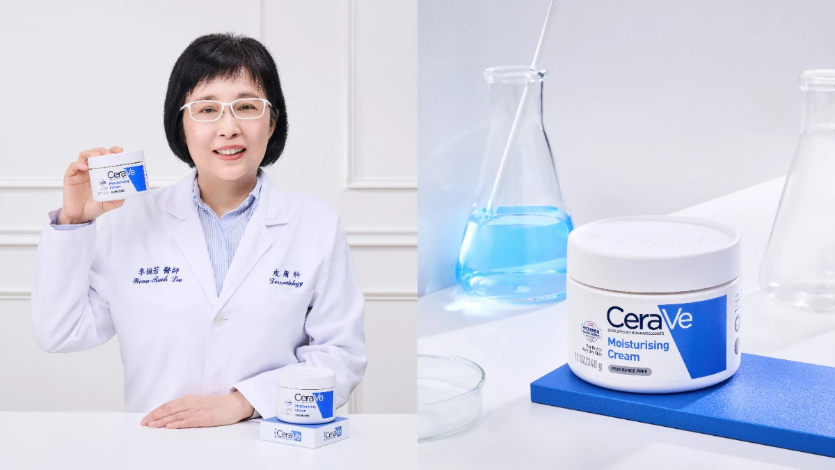 醫學中心主任李婉若醫師診間真實推薦的「適樂膚修護霜」，添加如同肌膚「原型食物」的神經醯胺，能更好吸收並8倍修護屏障，從寶寶異膚濕疹到長輩肌膚乾裂都能完美守護！