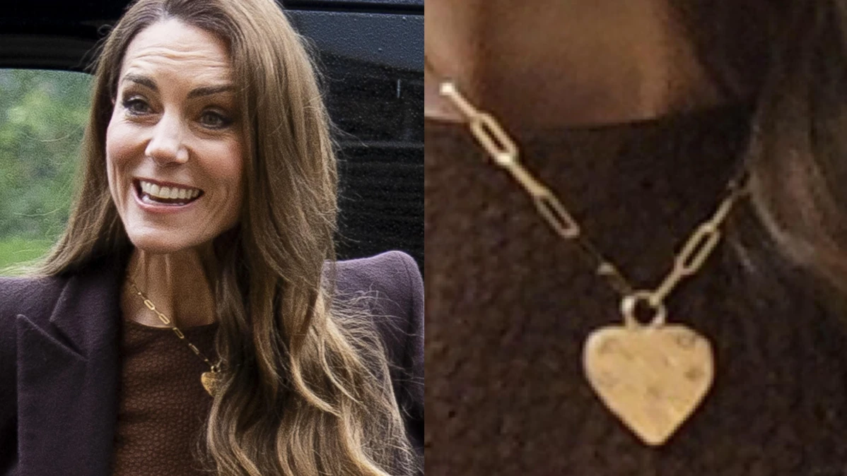 凱特王妃戴上了她迄今為止最時髦珠寶造型：心形項鍊＋卡地亞三圈耳環