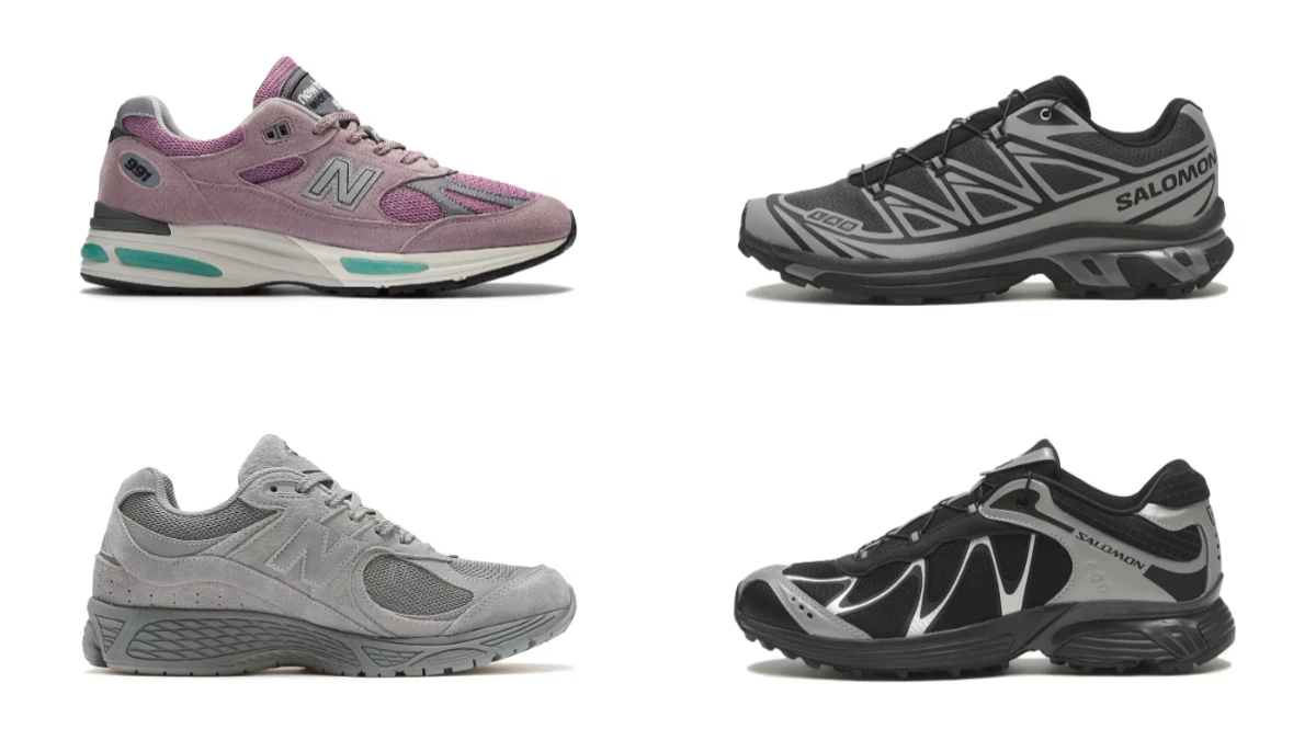 本週球鞋盤點！JJJJound x New Balance 475 、Salomon 反光系列、991v2 Smoked Pearl、NB 2002R Slate Grey 一次看