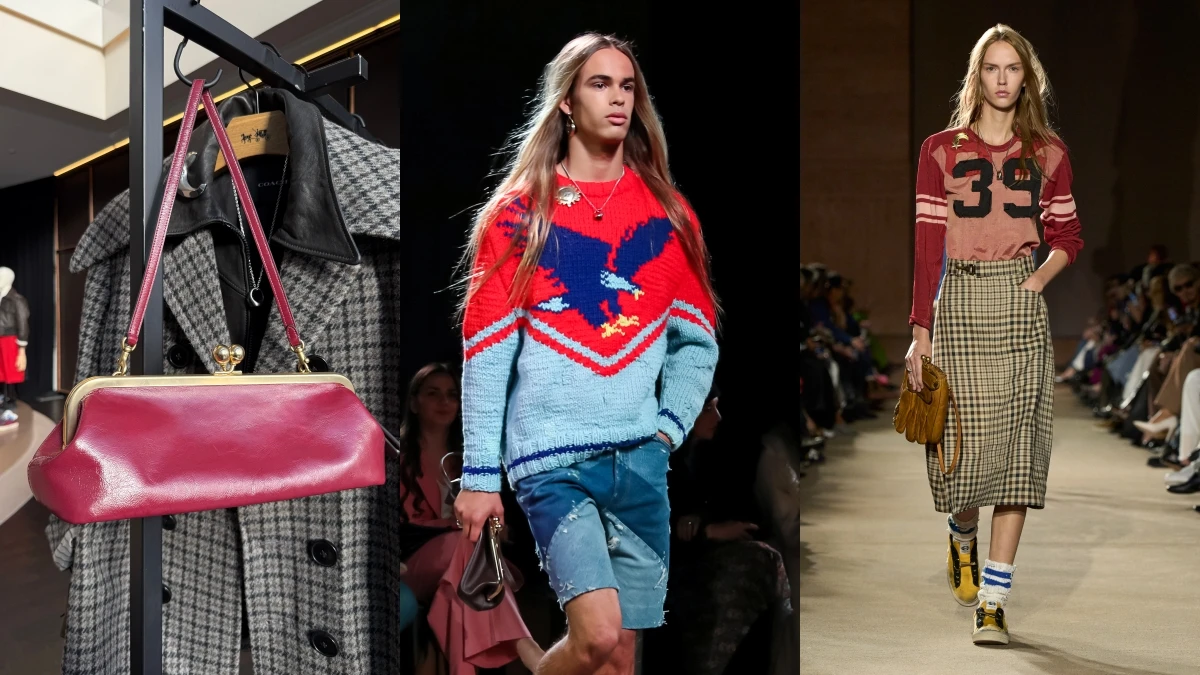 2026秋冬紐約時裝週｜從好萊塢到滑板文化，Coach這次把美式青春全放進時裝，新款Kisslock是大亮點