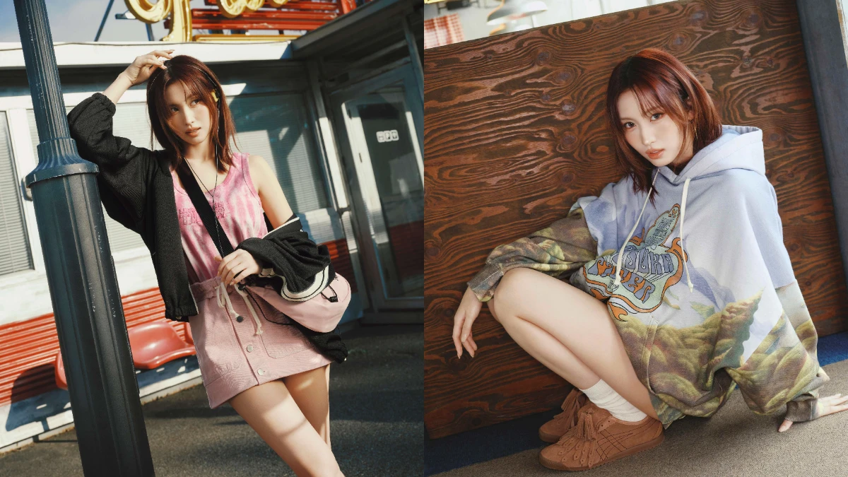 TWICE MOMO馬年造型登場！穿上Onitsuka Tiger DENIVITA日製丹寧系列，演繹「迷幻櫻花」2026春夏風格