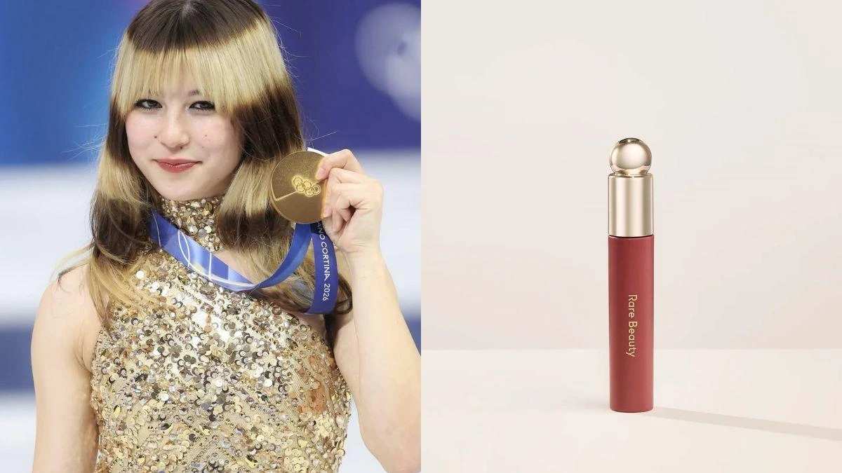 冬奧花滑女神劉美賢奪金話題不斷！補口紅超可愛、同款Rare Beauty唇釉是這支