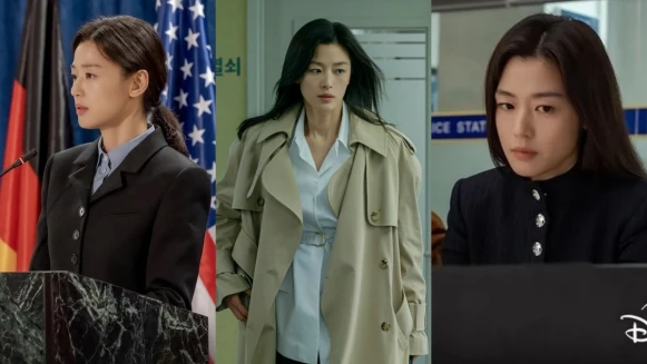 全智賢《暴風圈》精英造型解析！高領西外、風衣是必備，氣場不只靠精品還偷塞了私人愛牌！