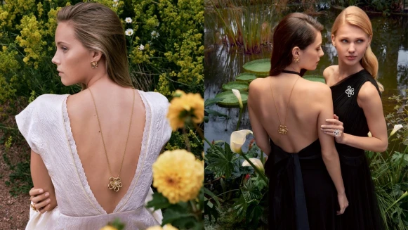 Van Cleef &amp; Arpels全新 Flowerlace 系列，以黃 K 金與璀璨美鑽描繪繁花綻放的詩意時光，將花植輕靈婉約的優雅姿態，化作耀眼珠寶新篇章。