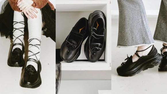 【隱藏美鞋】HOKA「芭蕾繫帶瑪莉珍」沒開賣就成爆款！運動厚底＋皮革鞋身，台灣售價、開賣日報你知