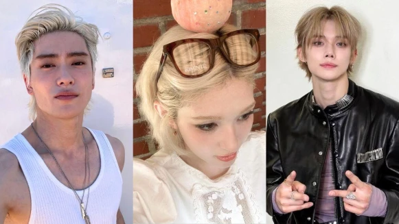 2025仙氣金髮韓偶像盤點!EXO D.O. 首度漂金、Somi 白金髮回歸、TXT 秀彬、然竣全新造型
