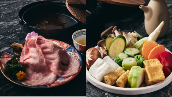 「橋山壽喜燒」提供專業桌邊服務，帶你品味道地關西風情