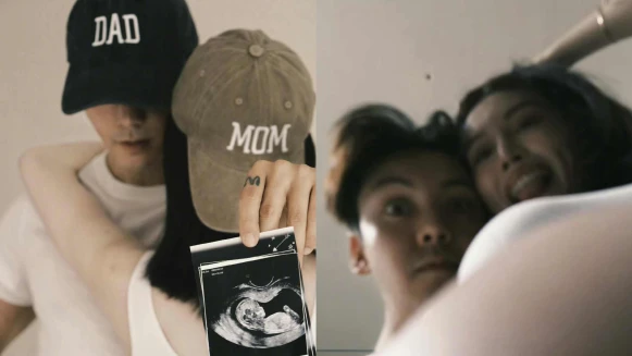 陳偉霆當爸了！甜曬女友何穗合照、寶寶照報喜「爸爸、媽媽，還有他。」