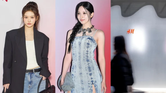 H&amp;M持續升級！Glenn Martens聯名首爾直擊，TWICE Mina、NMIXX Sullyoon都到了，全新「聖水洞概念店」同步登場