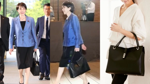 日首相高市早苗手提包賣到缺貨！俐落包型＋多層大收納，優雅的權力包款首選