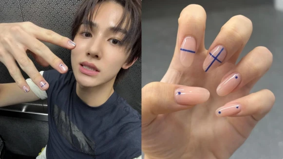 2025秋冬美甲就做CORTIS Seonghyeon 同款「極簡線條」！25款範本推薦一次看