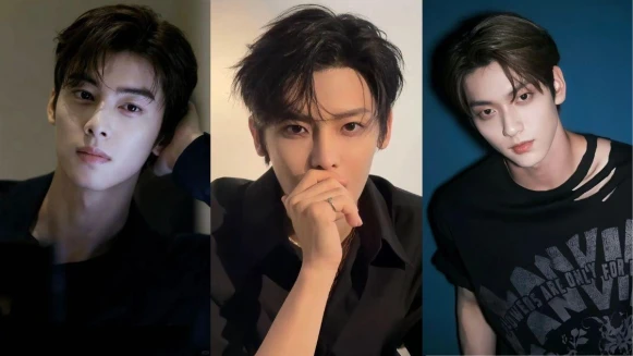 2025男生髮型推薦「64分瀏海」韓星模特都在剪的神級髮型比例,超顯臉小、五官還能更立體