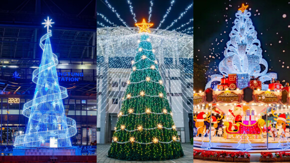 2025屏東聖誕節拍照攻略！3棵聖誕樹齊點亮，每晚燈光秀、聖誕市集好逛又好拍