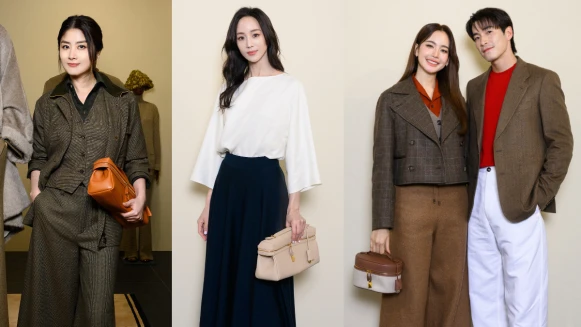 Loro Piana SS26於新加坡隆重登場，張鈞甯、陳慧琳手拿Extra Softy新包，泰星Alek與Bow Maylada牽手同框入列豪華陣容