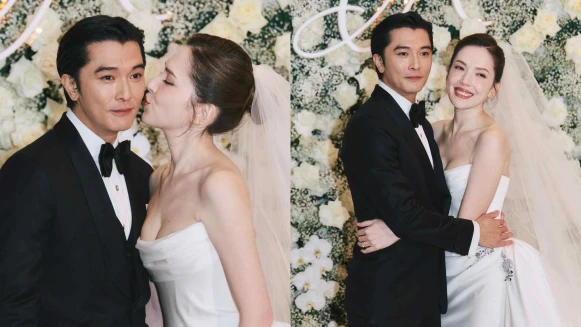 許瑋甯邱澤婚禮直擊！婚宴甜蜜美照曝光，宛如拍偶像劇