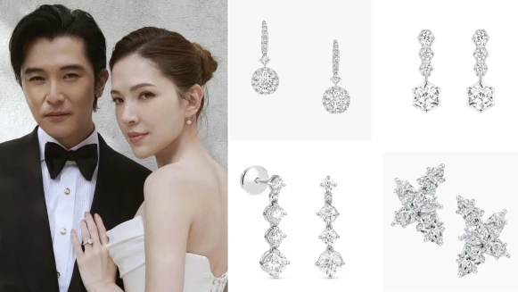 婚禮珠寶+1！許瑋甯、Melinda、孫藝珍同款，鑽石耳環推薦品牌Top.7