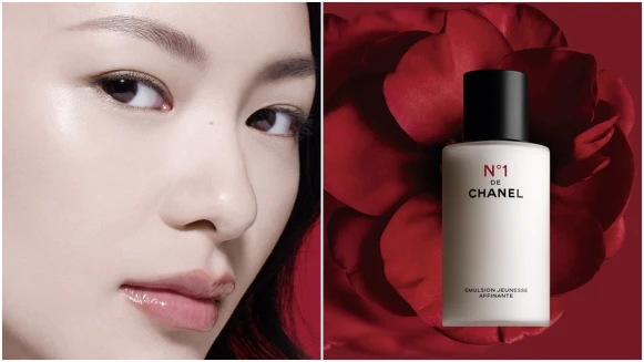 讓毛孔淡出你的生活吧！香奈兒全新「1號紅色山茶花活能精華乳」注入長壽抗氧能量，煥活細緻、輕盈保濕，啟動柔焦保養，找回乾淨肌膚狀態