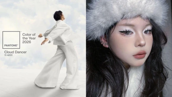 2026代表色Cloud Dancer雲上舞白登場！必收5款白色彩妝：奶霜濾鏡、乾淨亮眼一次擁有