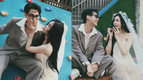 李玉璽、許允樂結婚了!公開甜蜜婚紗照「我們會一起變老」