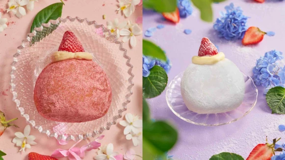 「雪系町生ドーナツ」快閃誠品南西！推出優格草莓生甜甜圈，還有冬季限定雪藏草莓大福
