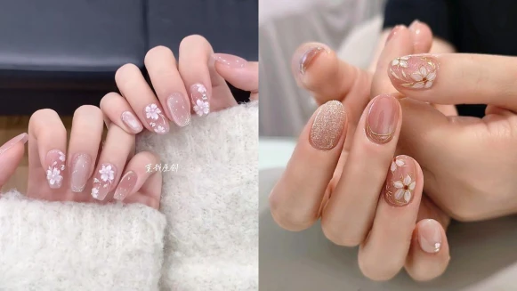 2026美甲推薦「櫻花美甲」15款美甲範本推薦、流行趨勢重點一次看，把春日粉色浪漫收進指尖！