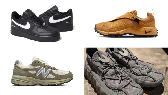 本週球鞋盤點！New Balance 美製 990v4 Olive、Supreme x Nike AF1、fragment Mind 002、Nike ACG Air Phassad 鞋頭必收
