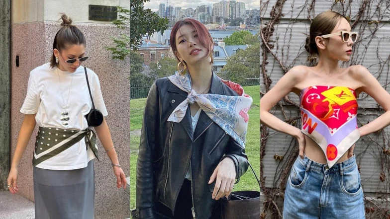 買了絲巾不會搭？10種搭配方法一次看：最流行的綁法與穿搭技巧，明星街拍都在用