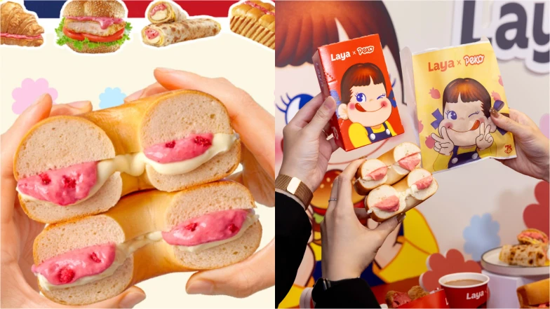 甜點控尖叫！拉亞漢堡Ｘ不二家夢幻聯名，7款草莓煉乳早餐不吃會後悔