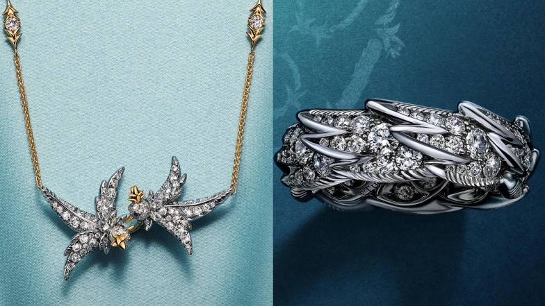 Tiffany經典「石上鳥」2025新版「愛情鳥」、日常疊搭Wings系列珠寶！