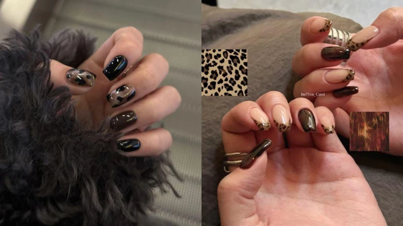 2025美甲推薦「豹紋美甲」：30款美甲範本，野性時髦經典回歸！