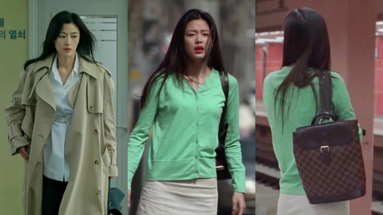 全智賢新劇《暴風圈》開播熱度急升！意外帶火24年前《野蠻女友》LV這款包！