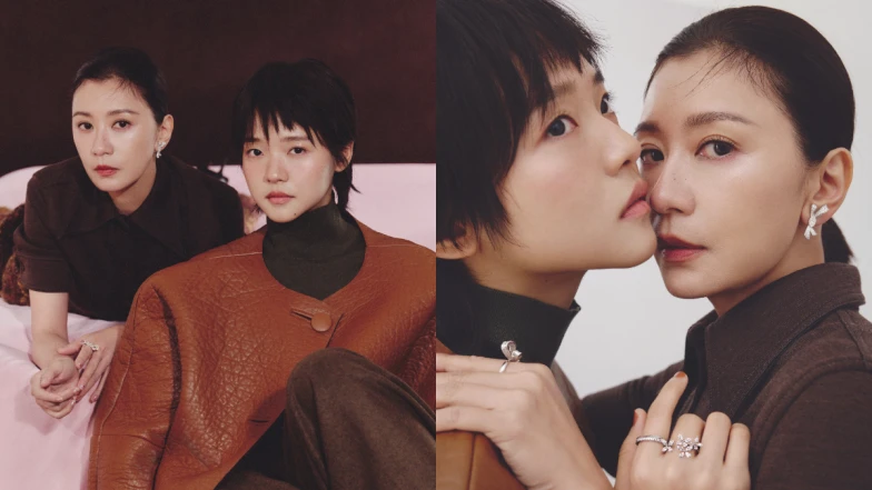 封面人物|理性與感性,賈靜雯&林廷憶:「不同的靈魂拉扯又靠近,對抗又包容。讓《回魂計》裡這對『母女』似乎不只存在於角色裡。」