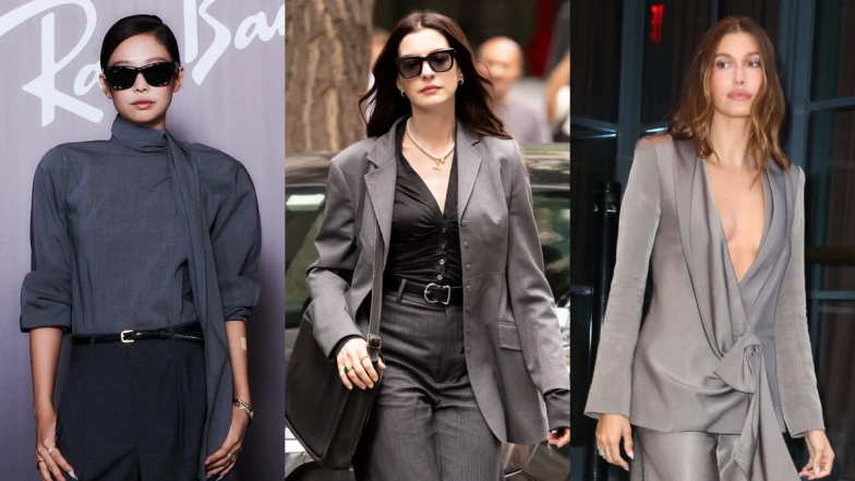 為什麼灰色成了這季最時髦的顏色？《穿著Prada的惡魔2》安海瑟薇、Jennie早已搶先示範