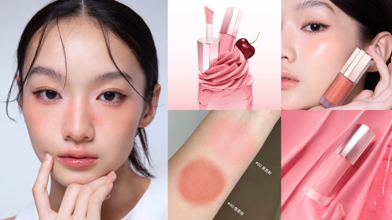 心臟狂跳警告！蘭蔻「唯我奶霜腮紅露」是戀愛時的羞澀臉紅啊～全新妝前乳＋遮瑕趁週年慶全套拿下，人生從此美得毫不費力