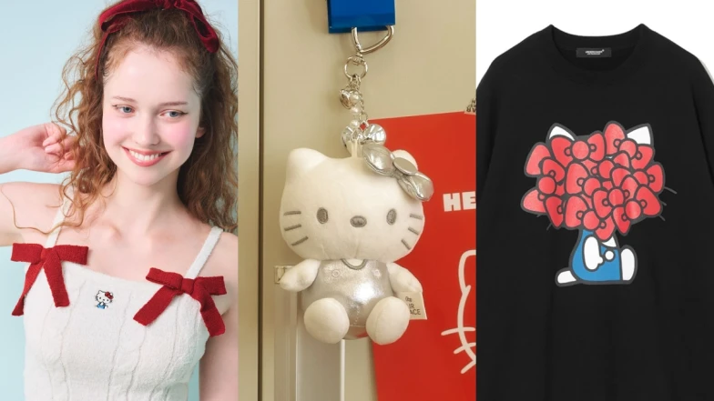 Hello Kitty 2025秋冬聯名盤點!UNDERCOVER滿滿蝴蝶結回歸、PEACH JOHN甜辣背心太燒了