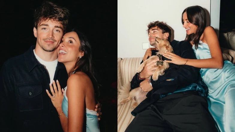 F1鮮肉Charles Leclerc宣布訂婚！模特兒女友Alexandra這件唯美洋裝意外很親民！