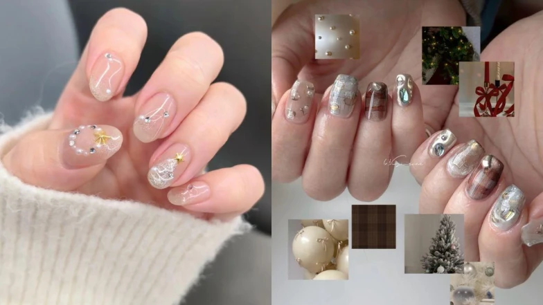 2025聖誕美甲推薦！25款範本示範，聖誕魅力、冬季質感一次收進口袋